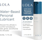 Personal Lubricant - Water-Based Lube for Couples, Unscented Lubricant & Sex Lubricant, Natural, Anal Safe for Women & Men, Water Based Lubrification