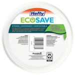 Hefty ECOSAVE Compostable Paper Plates, 10-1/8 Inch, 45 Count