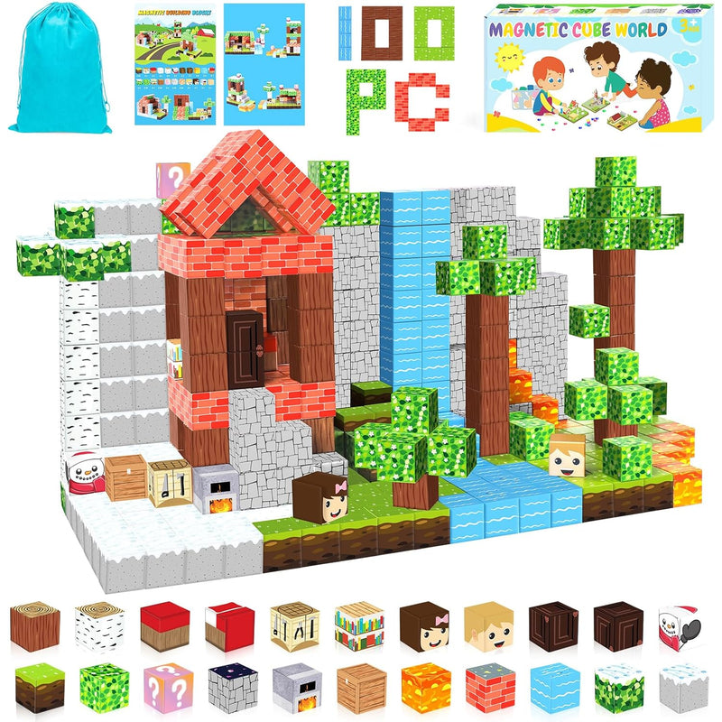 100Pcs Magnetic Blocks Building Toys For 3 13 Year Old Kids Boys Girls, The