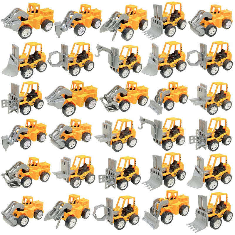 30Pcs Mini Construction Vehicles,Play Figure Vehicles,Construction Engineer