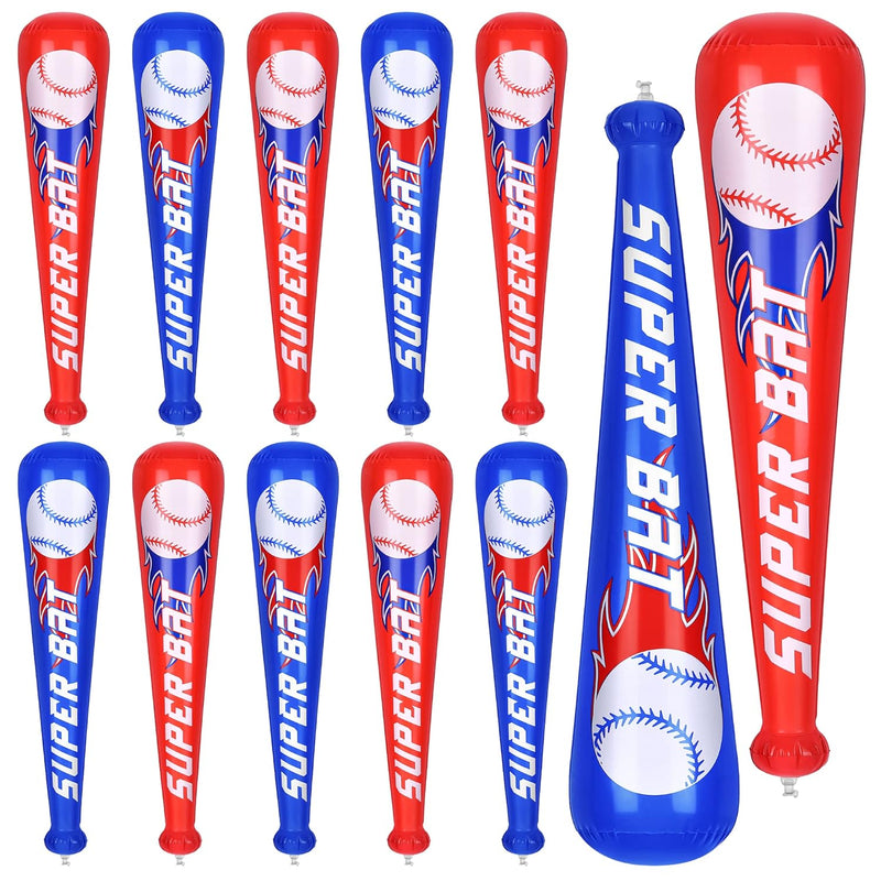 12 Pieces Baseball Bat Inflates 22 Inch Inflatable Baseball Inflates, Baseb