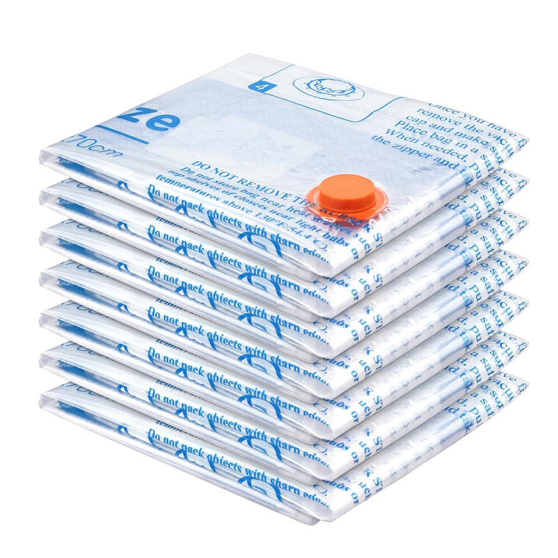 Vacuum Storage Bags 7 Jumbo, Space Saver Sealer Bags, Airtight Compression Bags