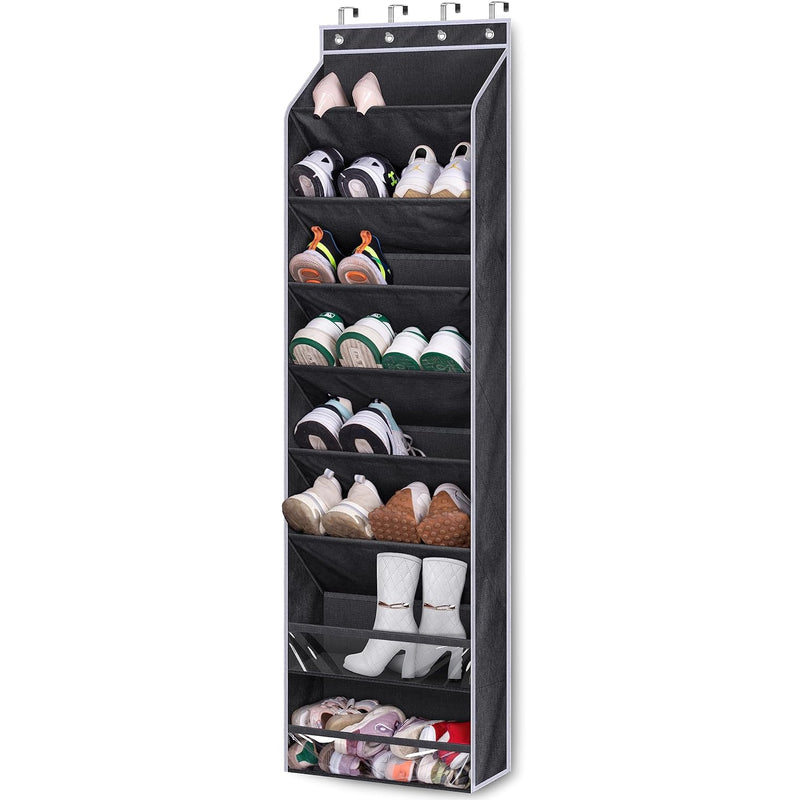 Over The Door Shoe Rack For Door Fit 20 Pairs Sneakers Large Hanging Shoe Organi