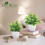 8 Packs Fake Plants Small Artificial Faux Potted Plants for Home Office Farmhouse Bathroom Bedroom Decor Indoor