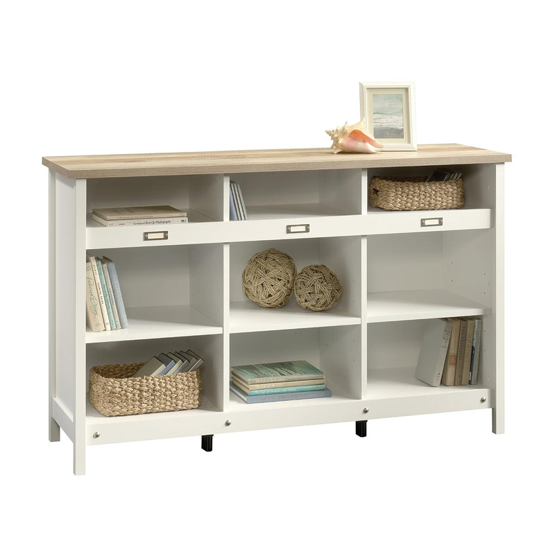 Adept Storage Credenza/Pantry Cabinet, L: 58.19"X W: 17.17"X H: 36.26", Soft Whi