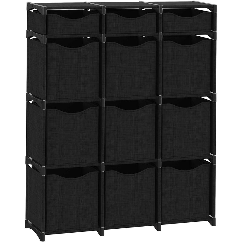 12 Cube Organizer | Set Of Storage Cubes Included | Diy Cubby Organizer Bins | C