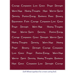 Compassion Blanket - Strength Courage Super Soft Warm Hugs, Get Well Gift Blanket Healing Thoughts Positive Energy Love & Hope & Fluffy Comfort (50 X 65 Burgundy)