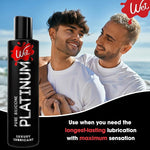 Platinum Silicone-Based Lube for Men, Women & Couples, 3 Fl Oz (3-Pack) - Long-Lasting & Water-Resistant Premium Personal Lubricant - Safe to Use with Latex Condoms - Non-Sticky & Hypoallergenic