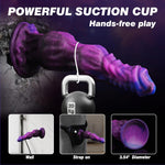 9.6" Fantasy Horse Dildo with Dual Knots – Thick Anal Toy with Strong Suction Cup