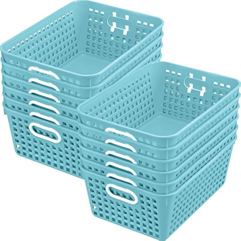 160016Wa Multi-Purpose Plastic Storage Baskets For Classroom Or Home Use - Stack