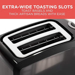 2-Slice Toaster, Extra Wide Slots, 6 Shade Settings, 850 Watts, Crub Tray, Cancel Button