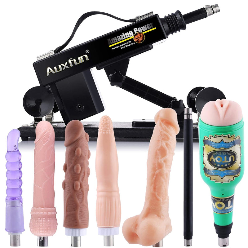 Sex Machine Huge Dildo Fucking Machine, 3 Xlr Connector Love Machine Thrusting Machine Gun For Men And Women