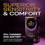 Elite – 36 Count – Ultra-Thin, Lubricated Latex-Free Condoms