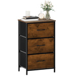 Maxtown Dresser For Bedroom 3 Drawers Fabric Storage Tower Organizer Unit For Li