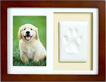 Paw Print Keepsake Impression Kit, No Mess Pet Clay Paw Print Mold for Dog and Cat, Ideal Personalized Gift or Memorial Frame for Pet Parents