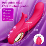 Thrusting Vibrator Rabbit Vibrators for Women - G Spot Vibrator Clitoral Sex Toys with 10 Vibrating 7 Thrust Modes & Heating, Adult Sex Toy Thrusting Dildo for Womens Female Couples Games