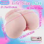 19lb Realistic Male Sex Doll Torso with Tight Vagina & Anal, TPE Pocket Pussy