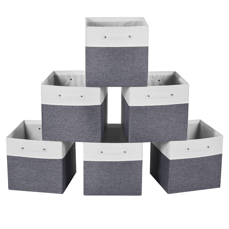 13X13X13 Cube Storage Bins, Collapsible Fabric Storage Cubes Organizer , Foldabl