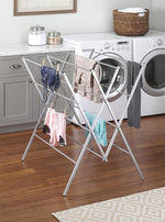 Oversized Metal Drying Rack, Silver