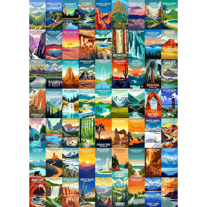 1000 Piece Puzzle For Adults, National Park Puzzle, Natural Landscape Puzzl