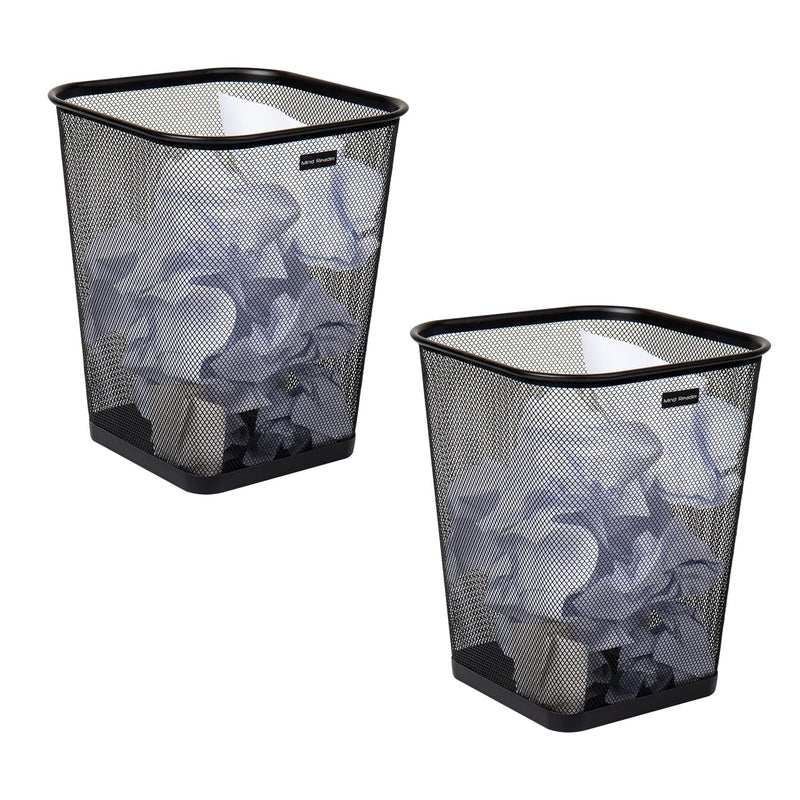 Mind Reader Network Collection, Waste Paper Basket, 5 Gallon Capacity, Reinforce