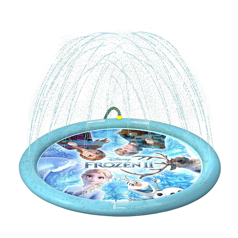 GoFloats Disney Pixar Splash Pad Mats and Water Sprinklers for Kids - Froze