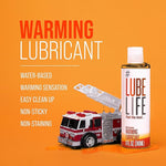 Water-Based Warming Lubricant, Warm and Smooth Personal Lube for Men, Women, and Couples, 8 Fl Oz