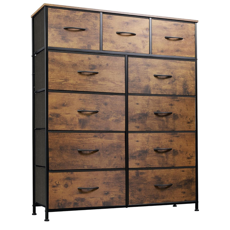 11-Drawer Dresser, Fabric Storage Tower For Bedroom, Hallway, Nursery, Closets,