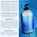 Natural Water-Based Personal Lubricant, 16 Fl Oz - Premium, Non-Sticky, Easy-to-Clean Formula for Smooth, Comfortable Use