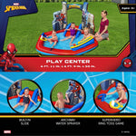 Marvel Spider-Man Inflatable Kids Water Play Center | Outdoor Summer Pool Toy for Children Ages 2+