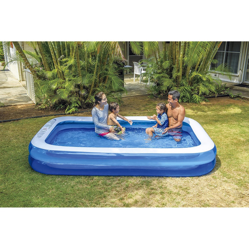 Giant Inflatable Kiddie Pool Family And Kids Inflatable Rectangular Pool 10