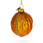 Realistic Walnut - Blown Glass Christmas Ornament