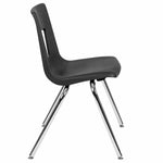 Flash Furniture 18In. Student Stack Chair In Black