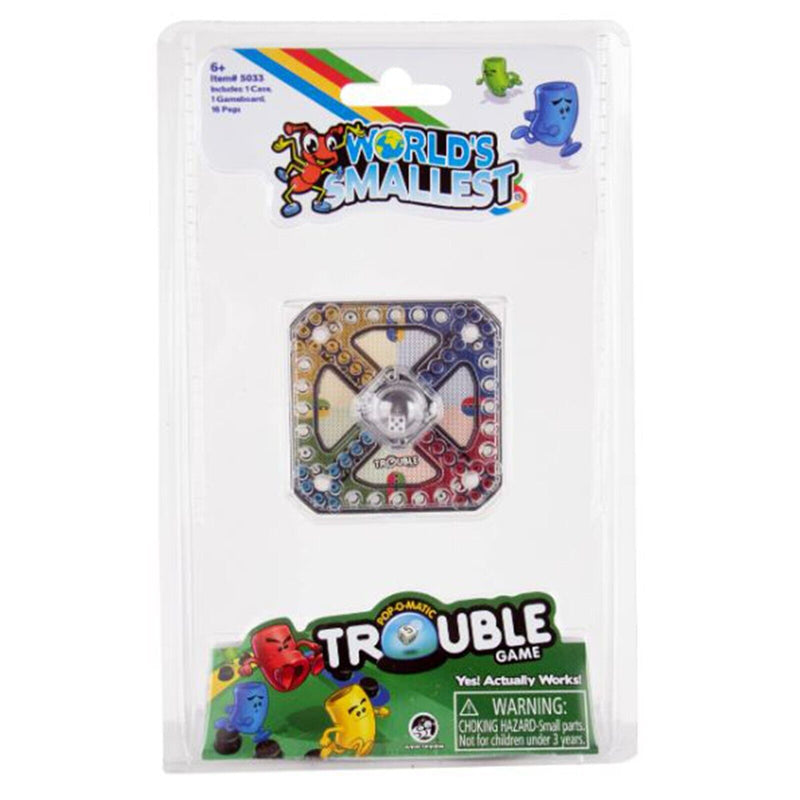 Super Impulse World's Smallest Pop-O-Matic Trouble Board Game NEW IN STOCK