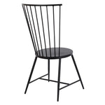 Bryce Metal Dining Chair With Black Finish