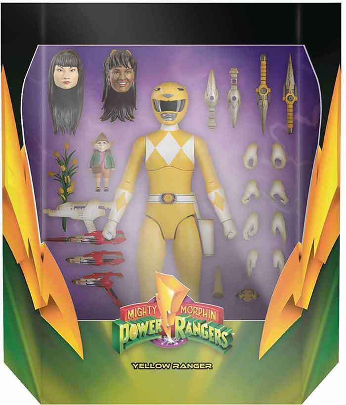 Power Rangers 8 Inch Action Figure Ultimates - Yellow Ranger