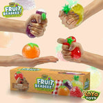 YoYa Toys Beadeez Squishy Fruit Stress Balls Toy (4-Pack) Tropical Designs Fille