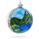 The Pitons, St. Lucia Glass Ball Christmas Ornament