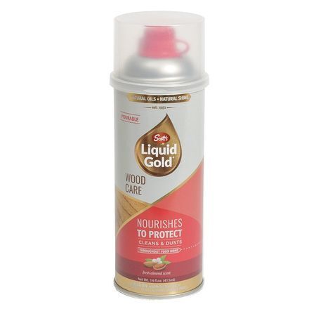 Scotts Liquid Gold P14 Wood Cleaner Preservative, Non-Aerosol Can, 14 Oz,