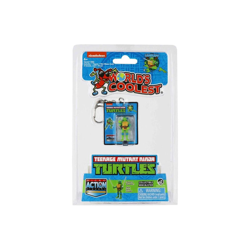 World's Smallest Teenage Mutant Ninja Turtles Leonardo Micro Action Figure