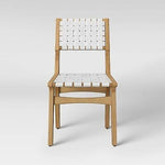 Ceylon Woven Dining Chair White/Natural -