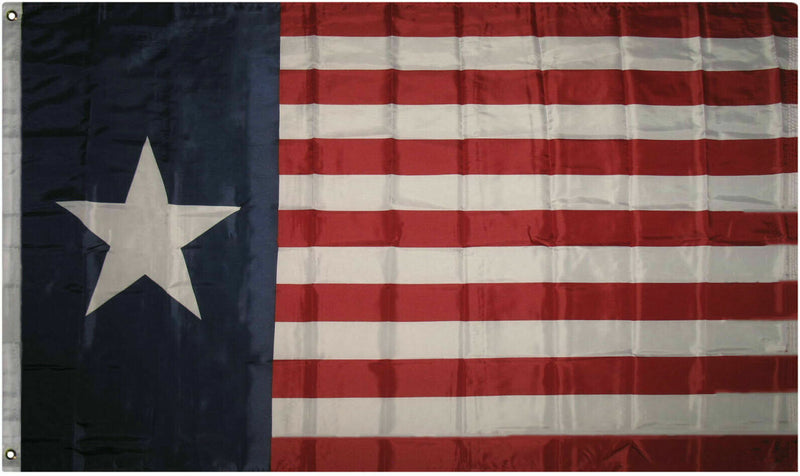 3x5 Texas Navy Texan Revolution 1958 Third Naval Jack Flag 3'x5' House Banner