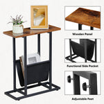 Small Narrow Side Table For Small Spaces End Table Magazine Table Storage Holers