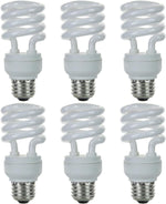 Sunlite 13 Watt Cool White Medium Base Spiral CFL Light Bulb (6 Pack)