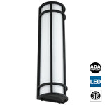 Sunlite LED 24" Mission Style Sconce, 23W, Indoor/Outdoor, 3000K Warm White