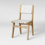 Ceylon Woven Dining Chair White/Natural -