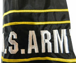 60" U.S. Army Star Black Nylon Embroidered Wind Sock Windsock