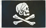 Henry Avery Pirate Flag 3x5ft Boating Flag Skull Flag Jolly Roger Black 100D