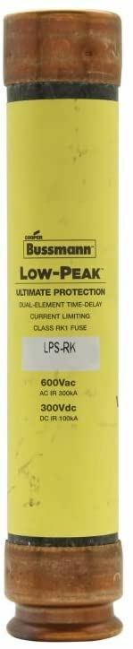 Bussmann Lps-Rk-6-1/4Sp 6.25Amp (6.25A) Lps-Rk 600V Time-Delay Pack Of 1 Fuses