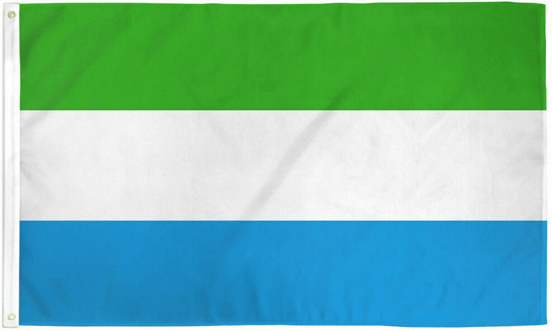 Sierra Leone Flag 3X5Ft Flag Of Sierra Leone Sierra Leoneans Flag 3X5 House Flag